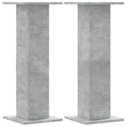 Portavasi mobili per fiori set da 2 legno ingegnerizzato grigio 02_0045339