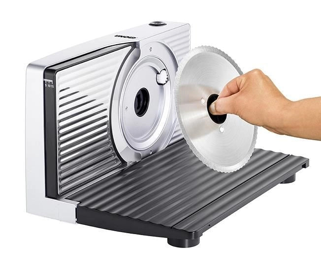 Unold 78866 affettatrice Elettrico 100 W Nero, Argento Plastica, Acciaio inox