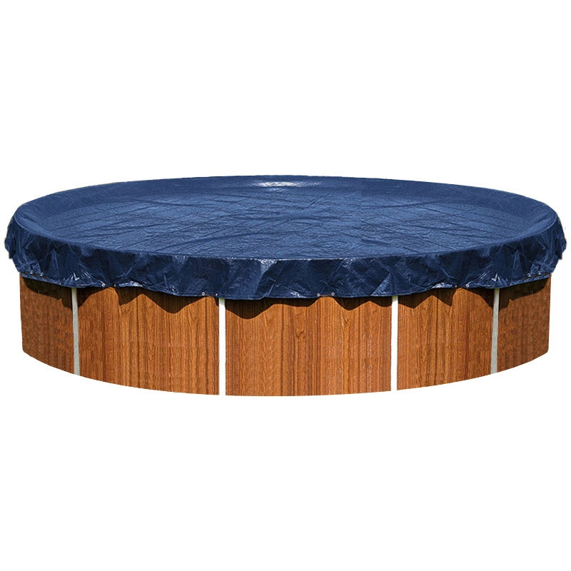 Copertura Invernale  5,30 M Per Piscine Circolari Di  4,60 M - Colore Blu/nero, Spessore 125 Gr/m² Dimensione piscina: Ø 3.60 m