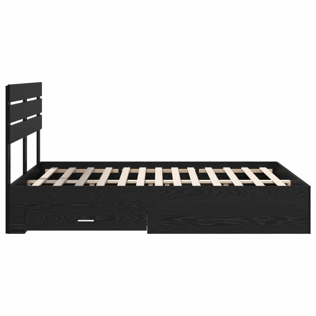 Struttura del letto con cassetto con testiera Legno multistrato 3411623