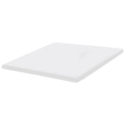 Coprimaterasso in schiuma bianca 180 x 200 cm comfort morbidezza