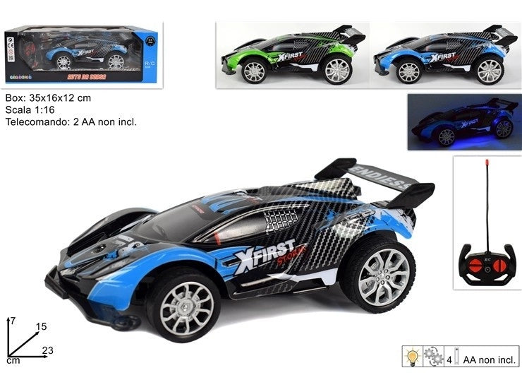 1 Pezzo Macchina Auto Radiocomandata Telecomandata Xfrist Vari Colori