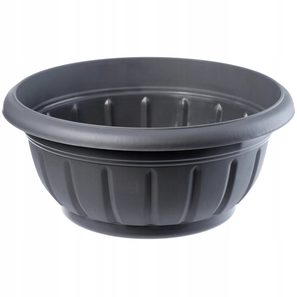 KADAX Coprivaso per fiori, ciotola, cimitero, tomba, fiori, plastica, cimitero, 23 cm, 2 pezzi