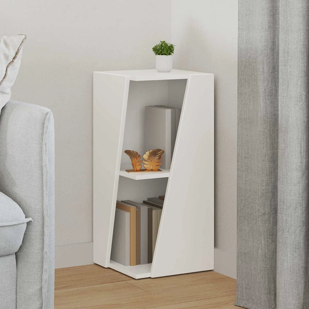 Mensola laterale Bianco 33 x 32 x 70,5 cm Legno multistrato 892407