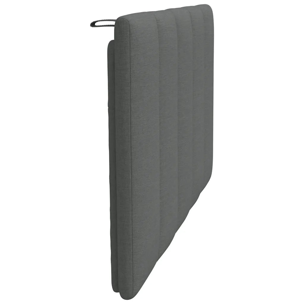 Cuscino Testiera Hanko Grigio Scuro 80 cm in Tessuto CFW4933637