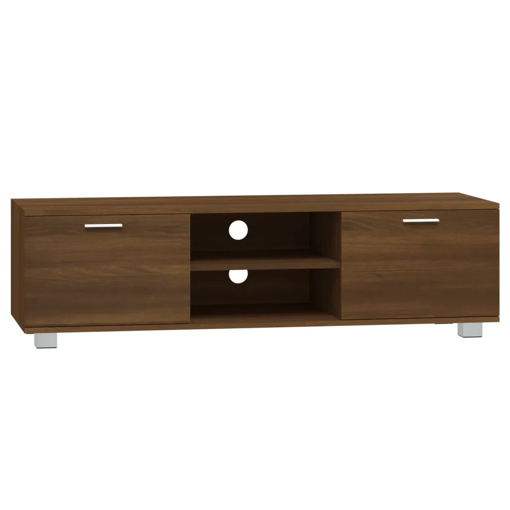Mobile TV Rovere Marrone 140x40,5x35 cm in Legno Multistrato 342628