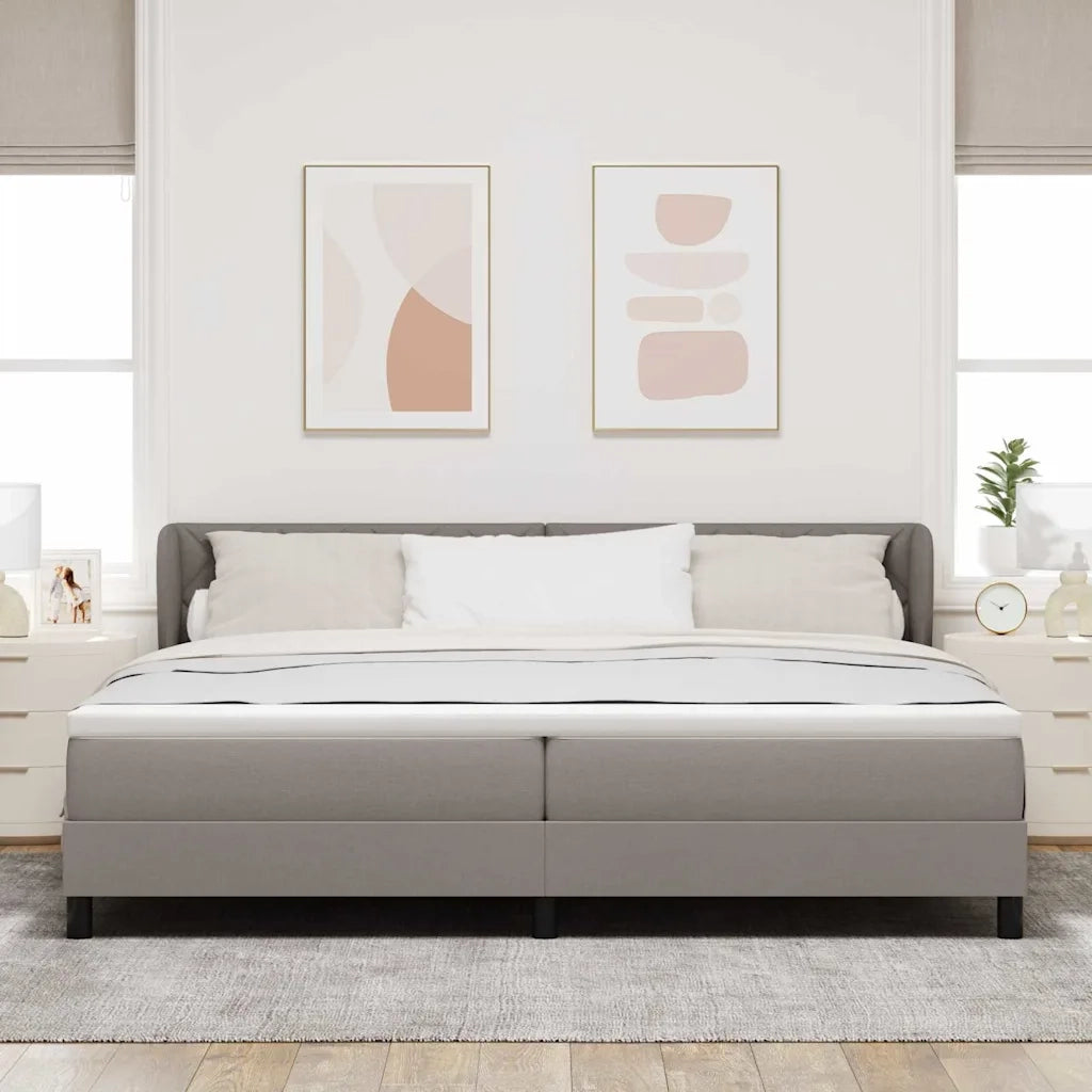 Letto a molle con materasso Talpa 200 x 200 cm Tessuto 3340112