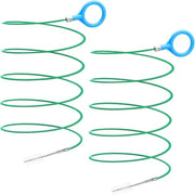 Set di pulizia per tegoli mobili - 2 pezzi - Spazzola di pulizia flessibile - 300 cm - Attrezzo per auto - Spazzola di scarico - Serbatoio di carburante per frigorifero - Kit di pulizia