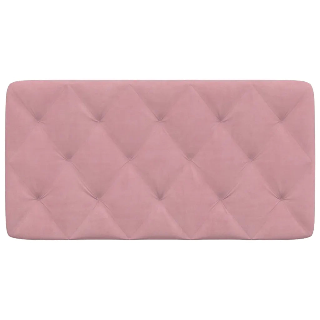 Cuscino Testiera Rosa 100 cm in Velluto CFW9694711