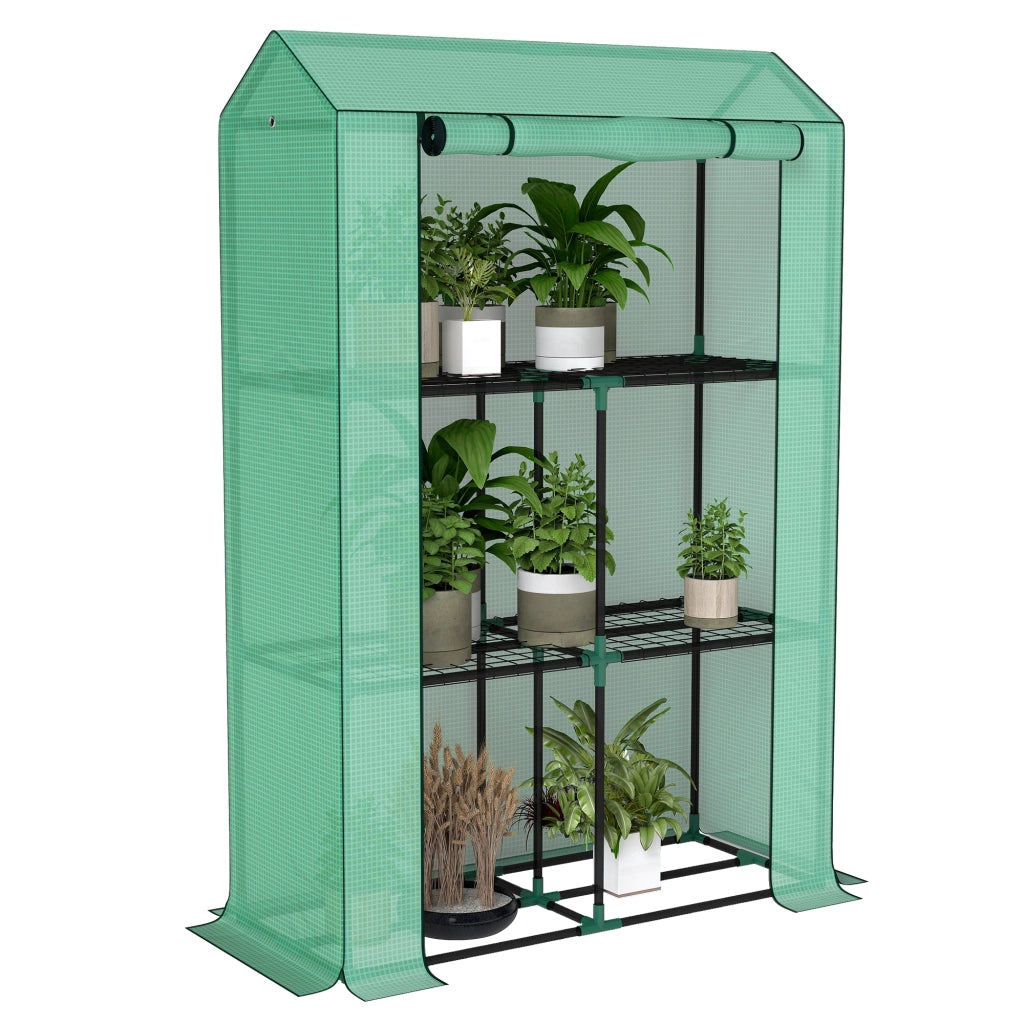 Serra da Giardino 3 Livelli ¨C zephmum ¨C Verde 100x40x150 cm