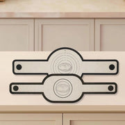 Set di mattoncini di silicone – Ovale e Circolari, Mattoncini di silicone riutilizzabili per pasta, biscotti e macarons con maniglie lunghe