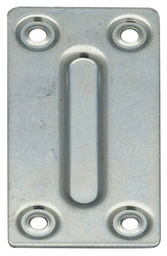 PIASTRINA RETTANGOLARE 4 FORI ZINCATA 70X1X35 MM- 100,0 pz