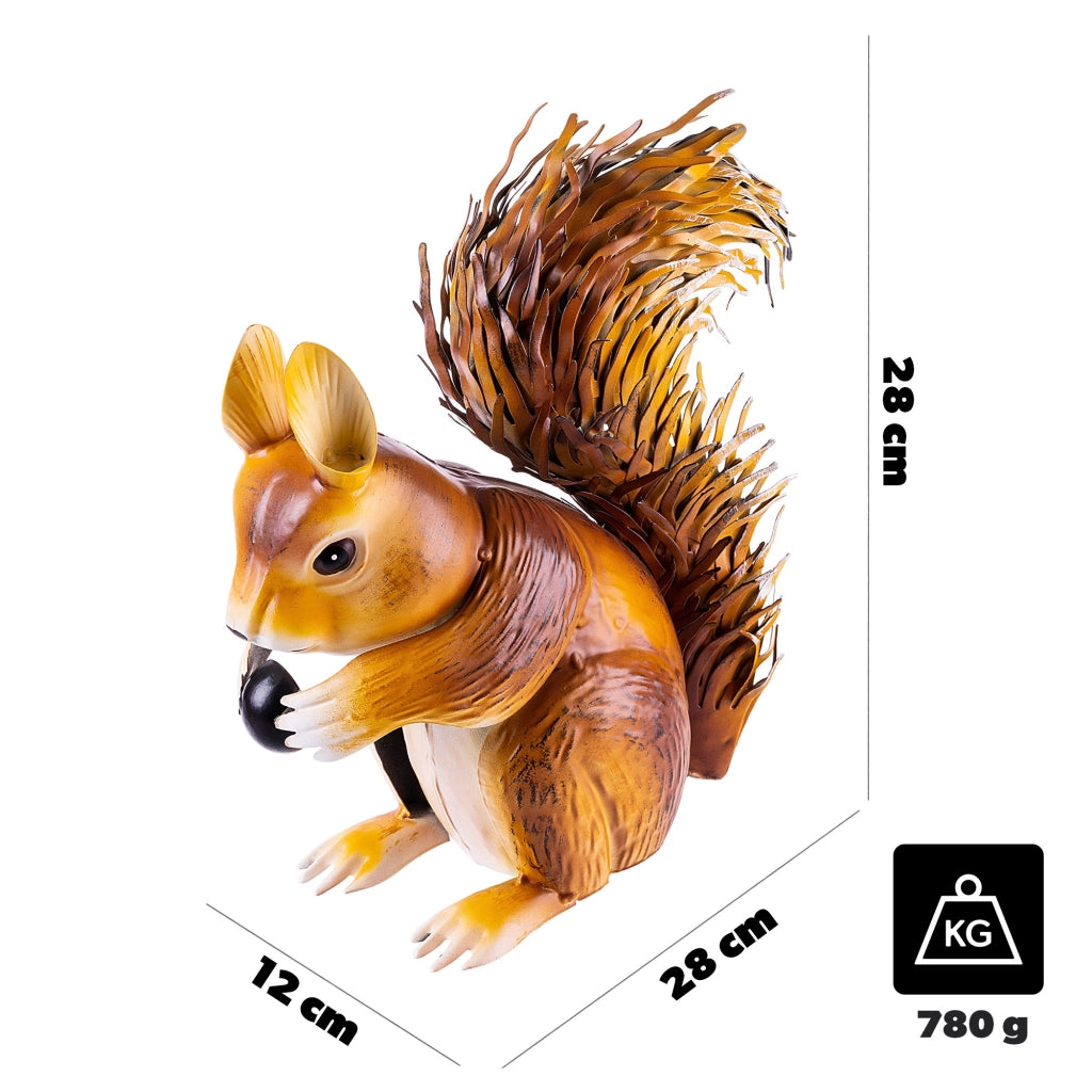 KADAX Stalowa figura ogrodowa wiewiórka QX240590 K
