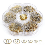Anelli di Connettore per Gioielli in Acciaio Inossidabile - 1000 pezzi - 4/5/6/7/8/10 mm - Grosso/Argento - Sieraden connector per Fai da Te