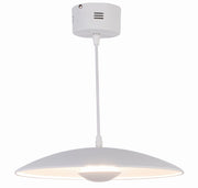 Candellux lampada a sospensione LUND Ø34 bianca LED 10W