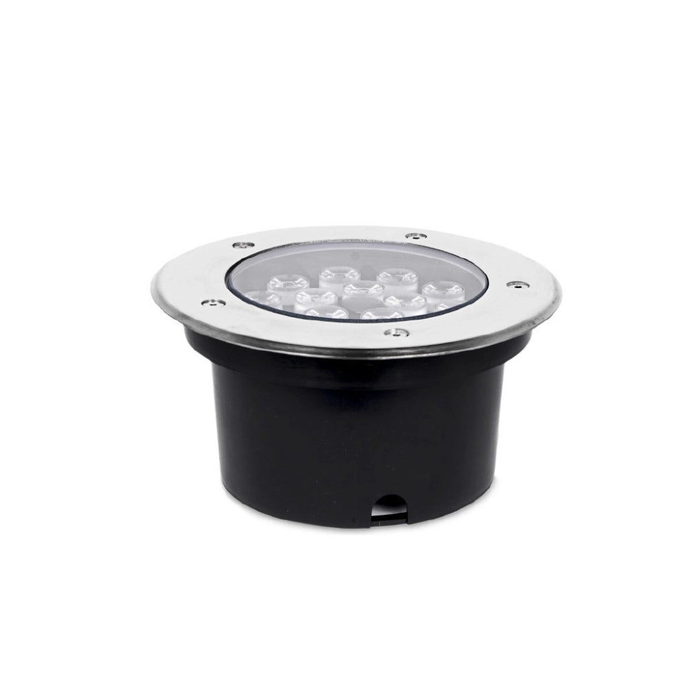 Trade Shop - Faretto Led Wisdom 15w 1350lm Segnapasso Calpestabile Incasso Per Esterni Ip65 - -bianco Freddo      -