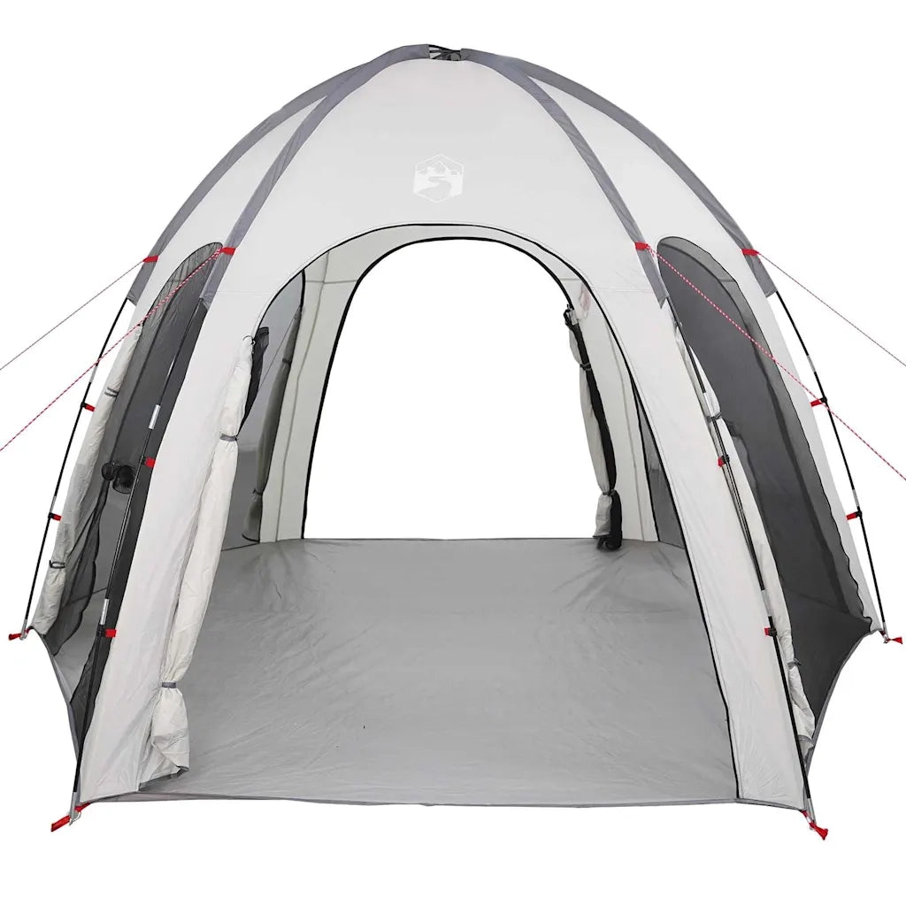 Tenda da Piscina con tetto Grigio 366 x 305 x 231 cm 4100654