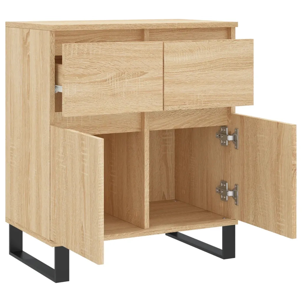 vidaXL Credenza Rovere Sonoma 60x35x70 cm in Legno Multistrato