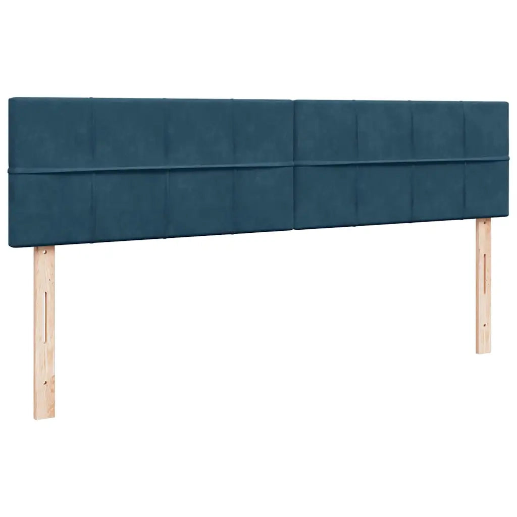 Struttura Letto Pouf con Materassi 180x200 cm Velluto