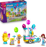 LEGO Friends Bancarella dei Gelati con Palloncini - Negozio Giocattolo con Bici, 2 Mini Bamboline, Accessori, Cibo e Mas