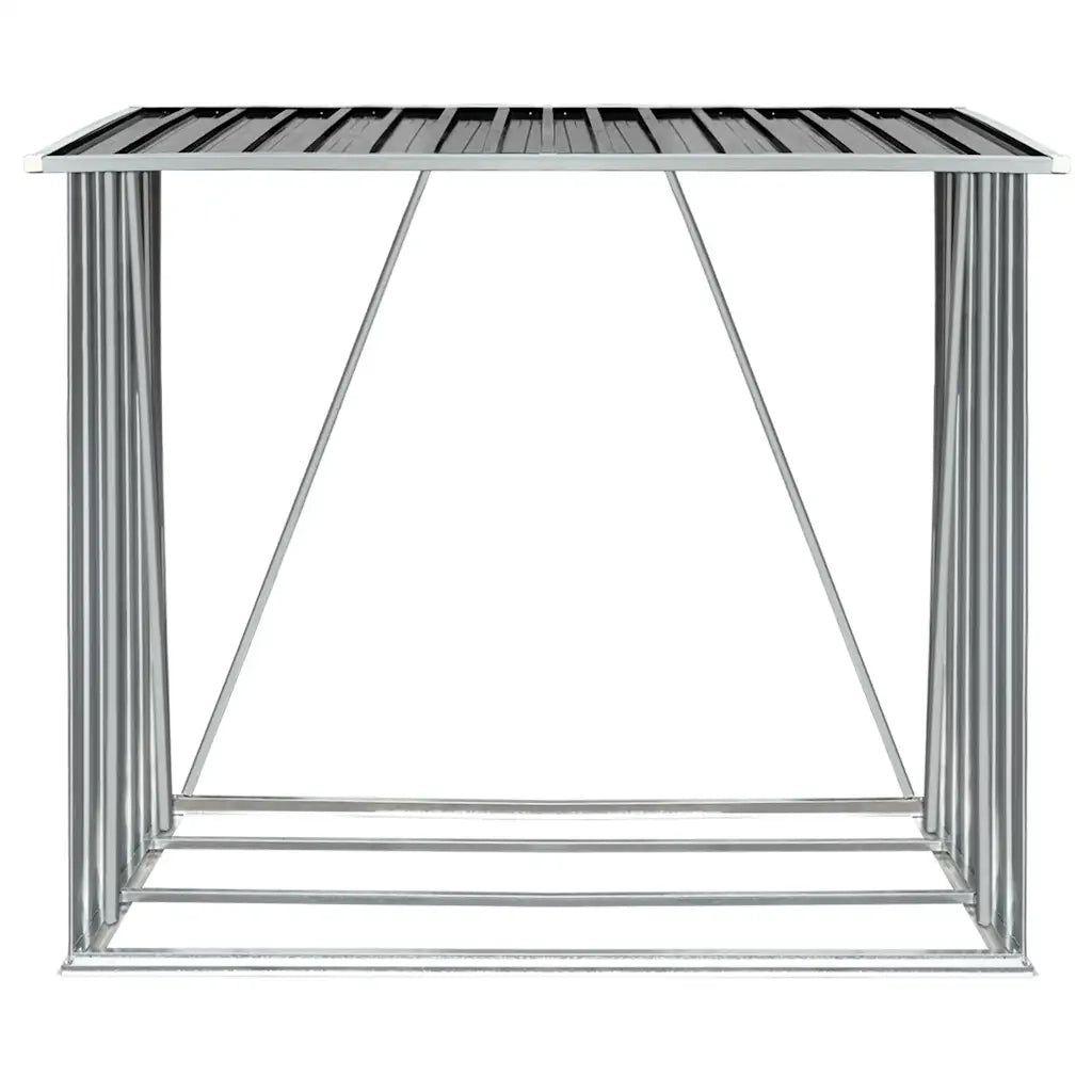 Capannone da Giardino in Acciaio Zincato 163x83x154cm Antracite 47091