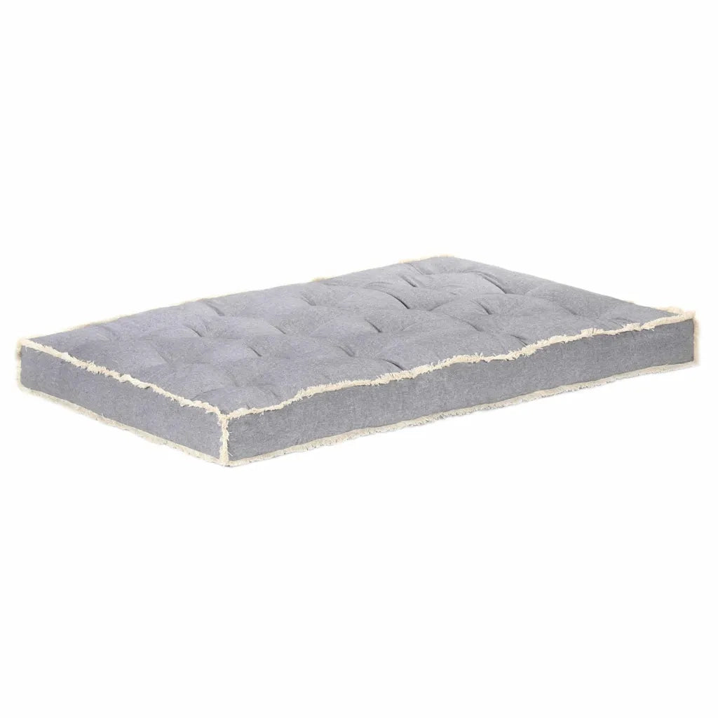 Cuscino per Divano in Pallet Antracite 120x80x10 cm