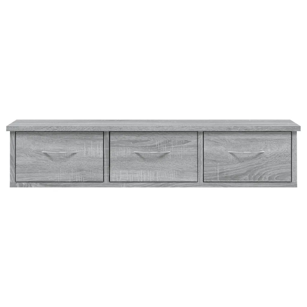 Mobile a Muro Grigio Sonoma 88x26x18,5 cm in Legno Multistrato cod mxl 33125