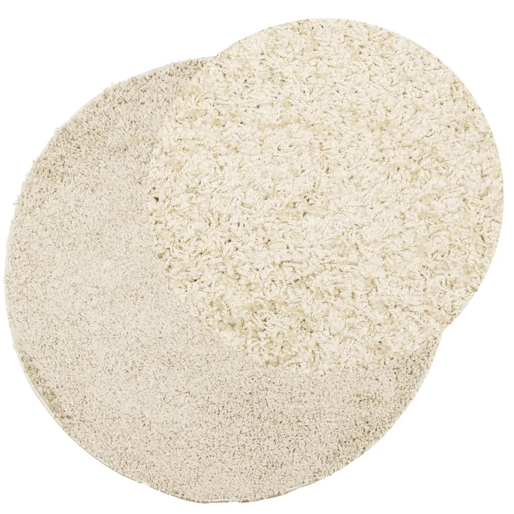 Tappeto Shaggy PAMPLONA a Pelo Lungo Moderno Oro Ã˜ 160 cm