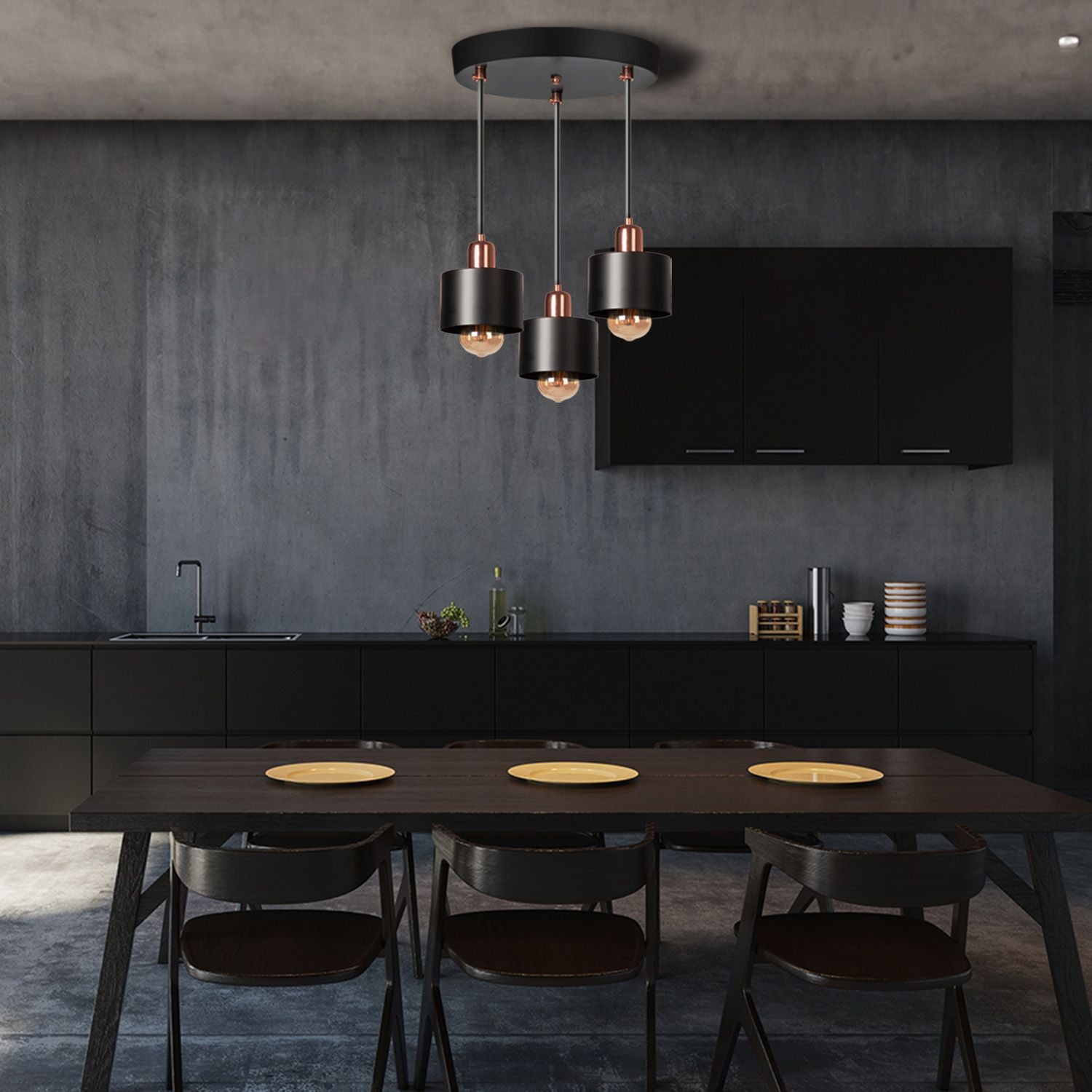 Lampada Da Soffitto Pensile Cali APP003-3CPR