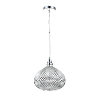 Lampada pendente Pendant in Metallo Moreno Cromo