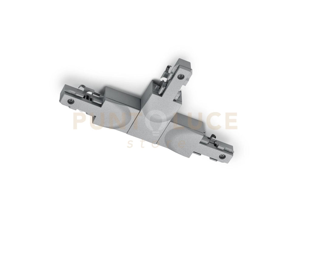 DUOLINE RACCORDO A " T " ALLUMINIO TERRA A SX+SX L. 16CM X H. 10CM PER SISTEMA BINARIO