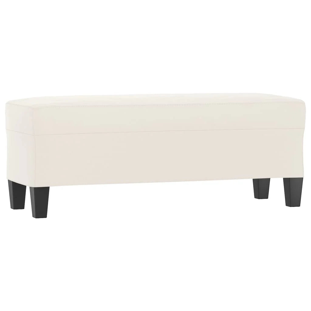 Panca/panca beige 100 x 35 x 41 cm tessuto in microfibra 02_0010560