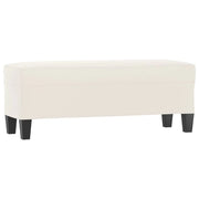 Panca/panca beige 100 x 35 x 41 cm tessuto in microfibra 02_0010560