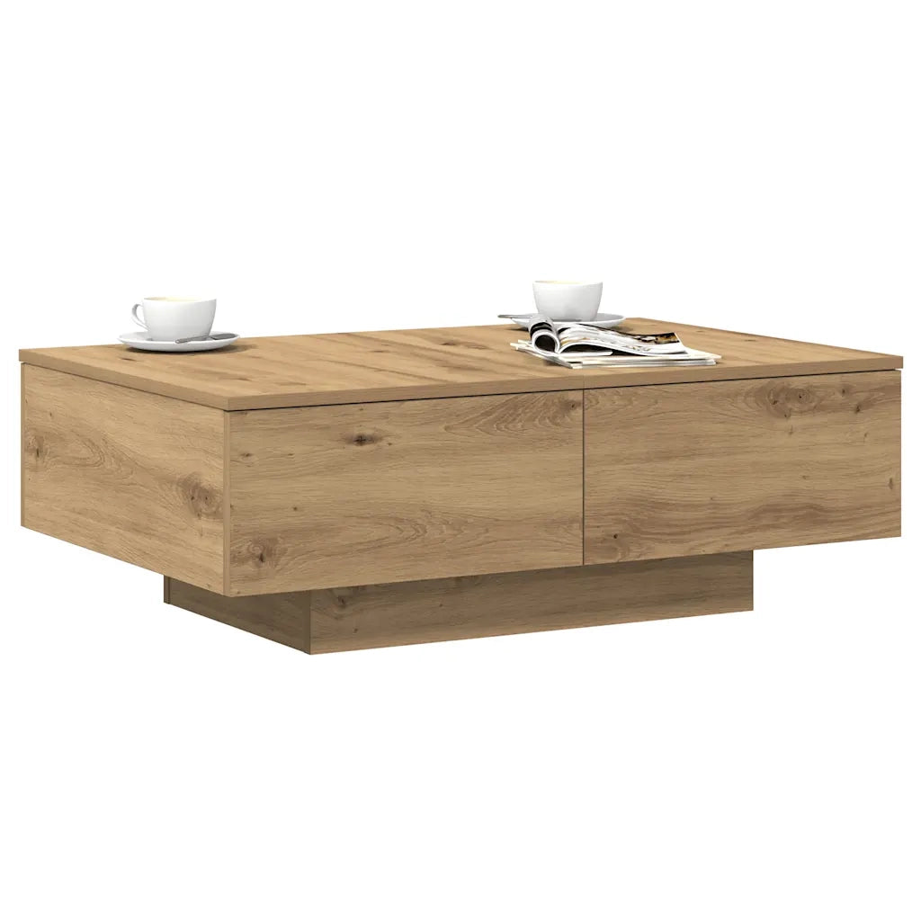 Tavolino da salotto | Tavolino da caff¨¨ | Tavolino da Soggiorno Rovere Artigianale 90x60x31 cm Truciolato