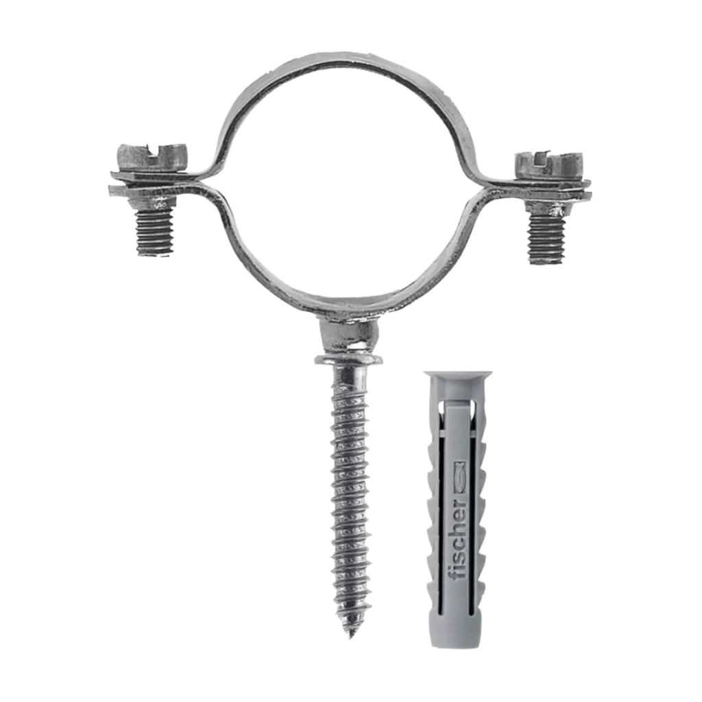+ COLLARI ZINCATI CZV- pz 10 mm. 12- FISCH- pezzi 1