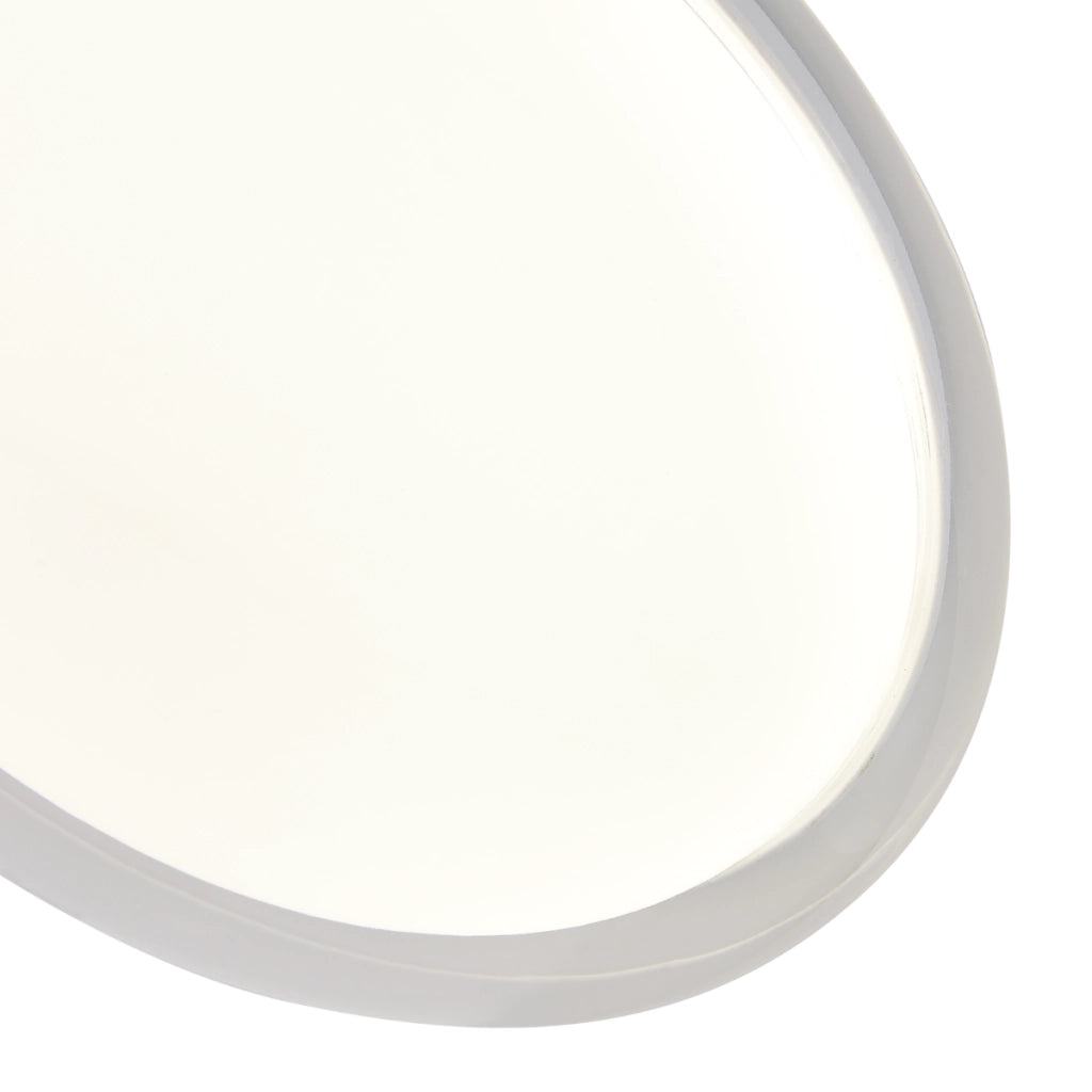 Plafoniera minimal rotonda Ø40 LED CCT 25W bianca Trego