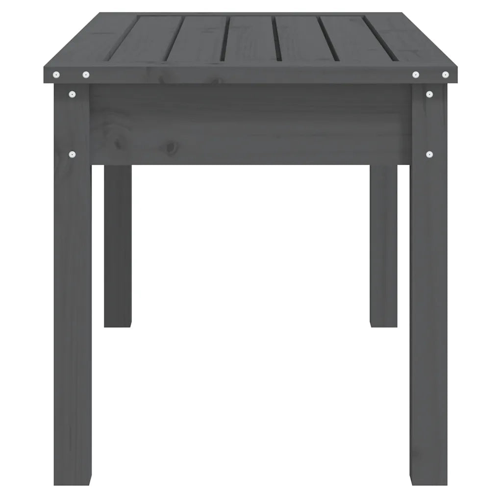 Panchina da Giardino | Panca da Giardino Grigia 80x44x45 cm Legno Massello di Pino
