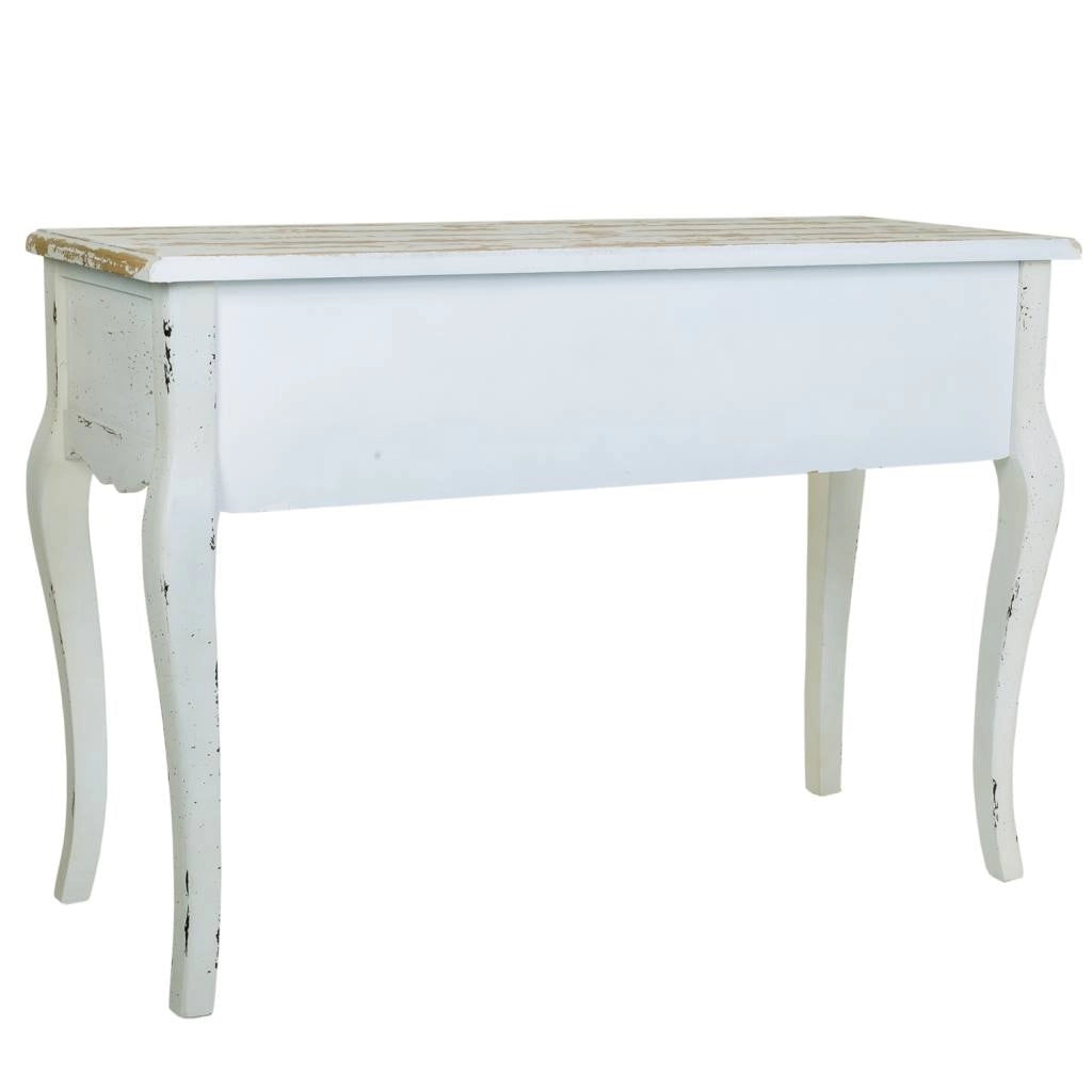 Mobile da ingresso in legno laccato bianco 115x50x80h