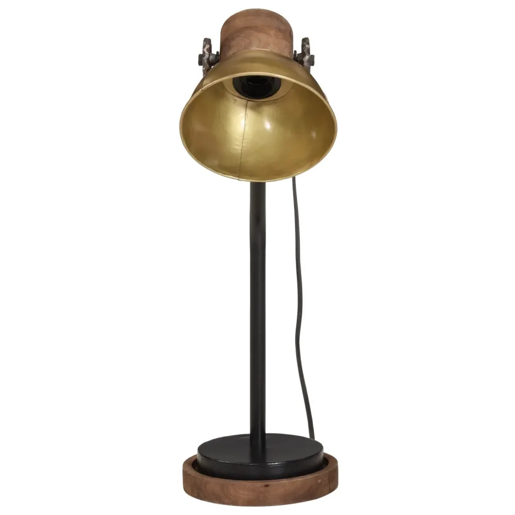 Lampada a Scrivania 25 W Ottone Anticato 18x18x60 cm E27 CFW5940273