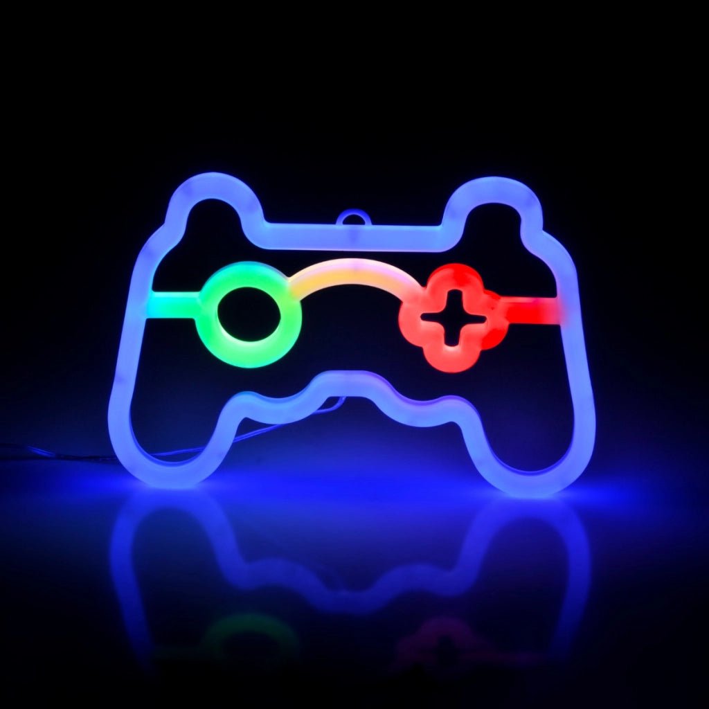 Applique neon bimbi Gamepad LED 3W USB/batterie Polux
