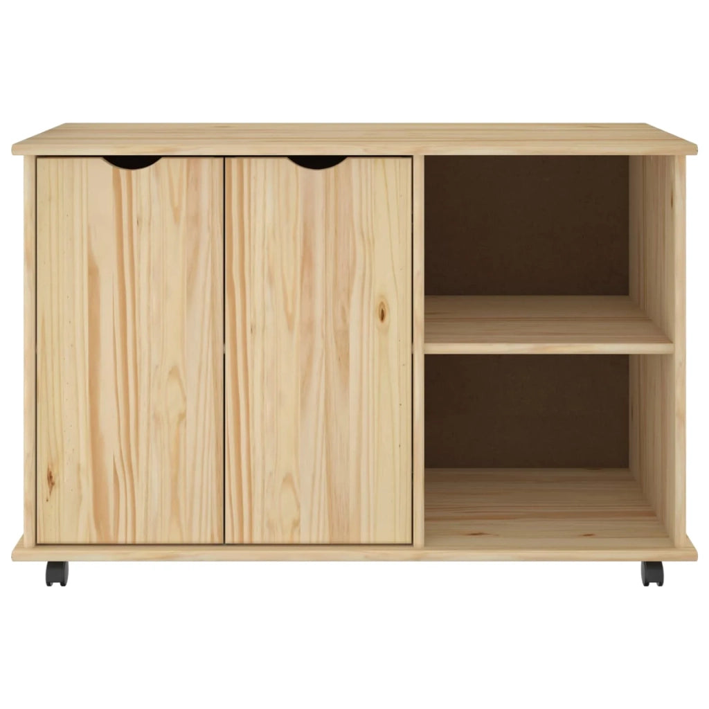 Mobile con Ruote con ruota Marrone 100 x 39 x 65,5 cm