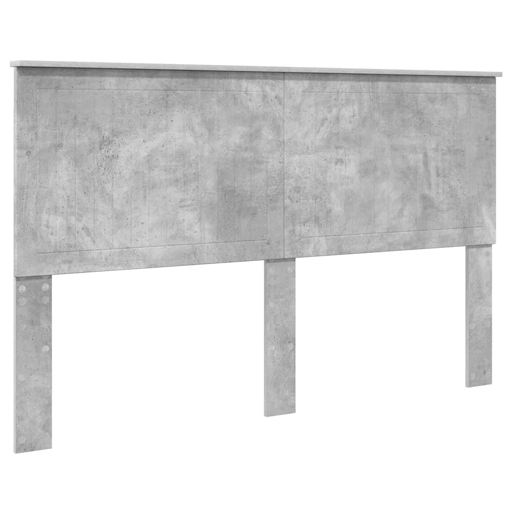 Testiera-Testata-Testiera Decorativa Grigio cemento 160 cm Legno multistrato 912715