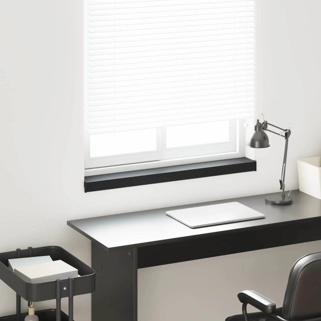Soglia della Finestra Nero con Venature del Legno PVC 42046841