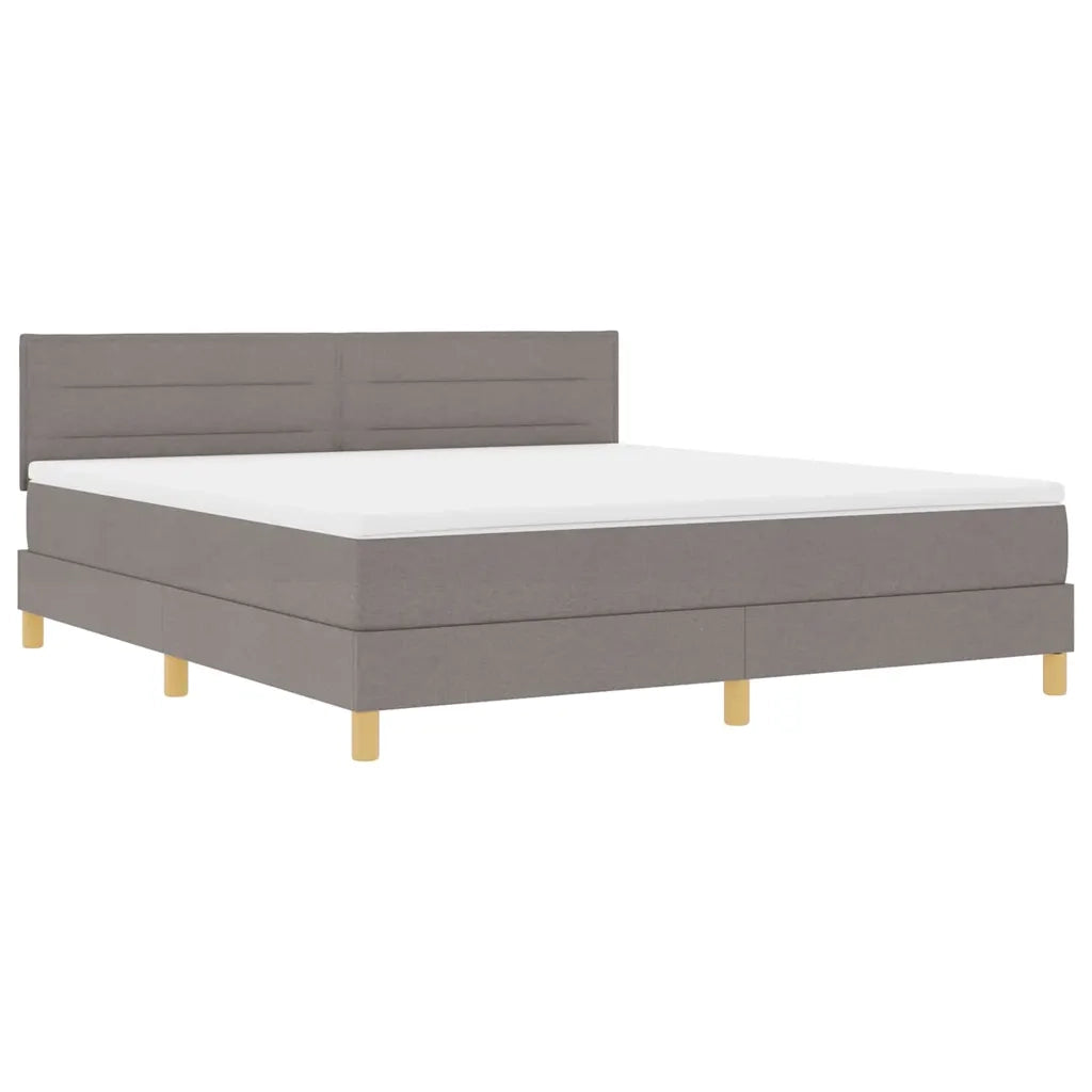 Letto a Sorgente LED con strisce LED Talpa 180 x 200 cm Tessuto 3342384