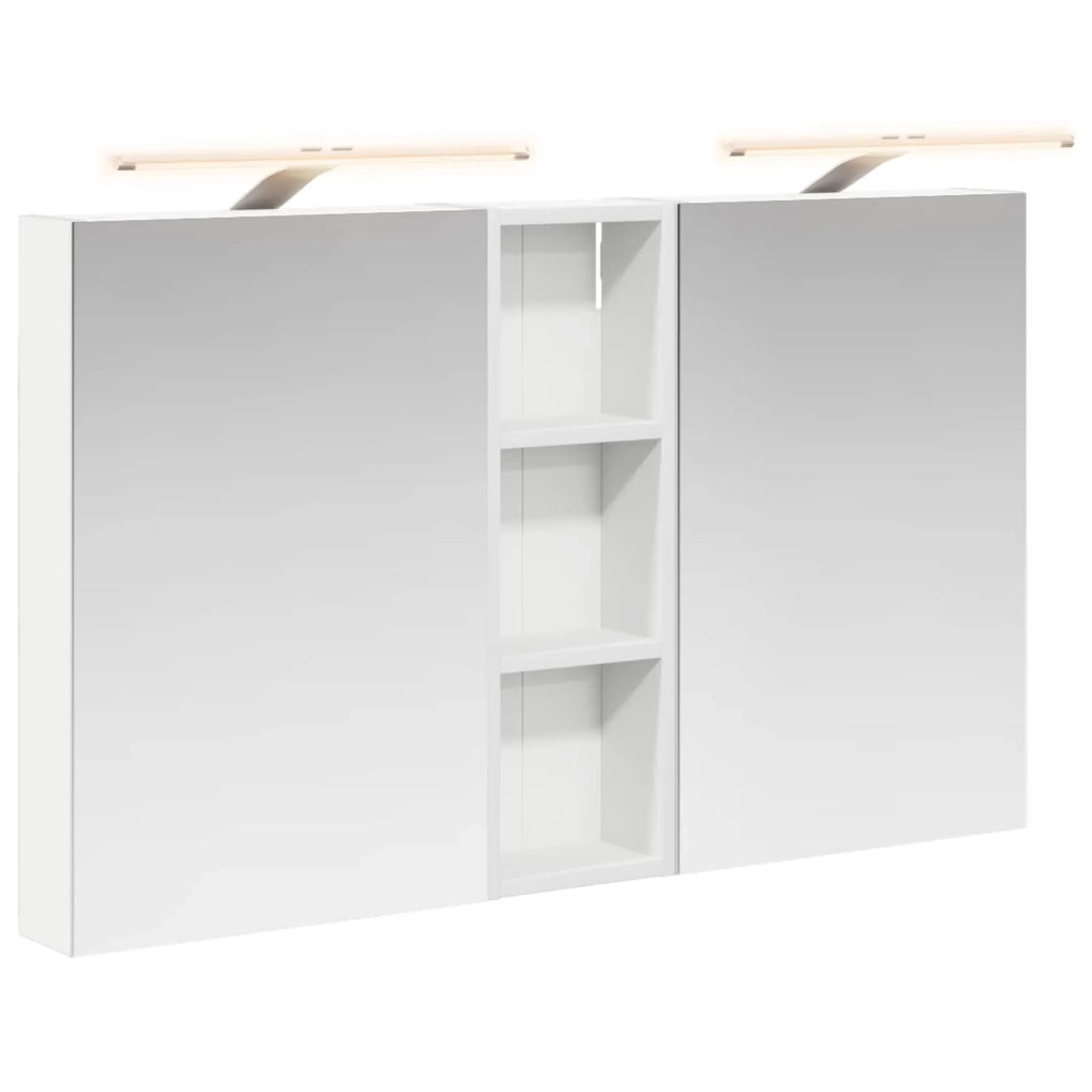 Set di Armadi da Bagno con porta 3 pcs 100 x 10,5 x 60,5 cm 3403704