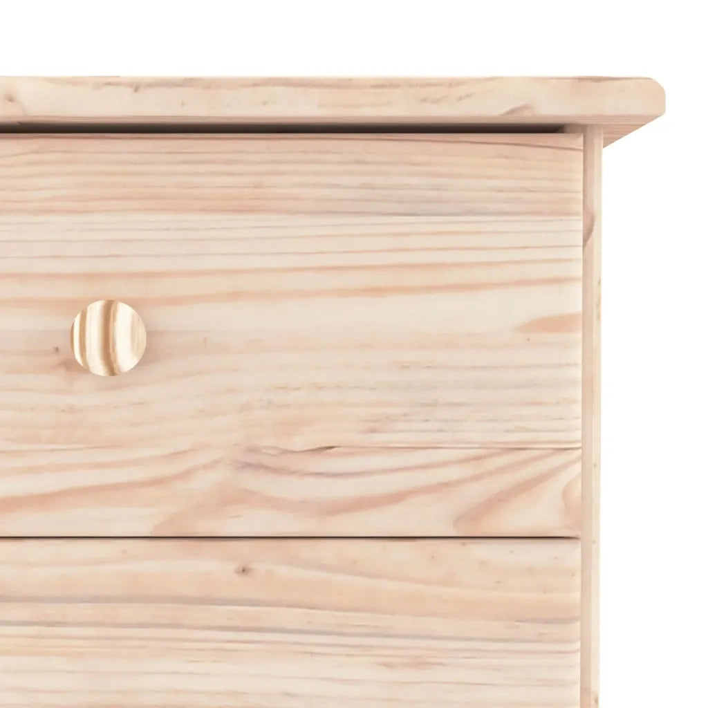 Cassettiera ALTA 112x35x73 cm in Legno Massello di Pino 353919