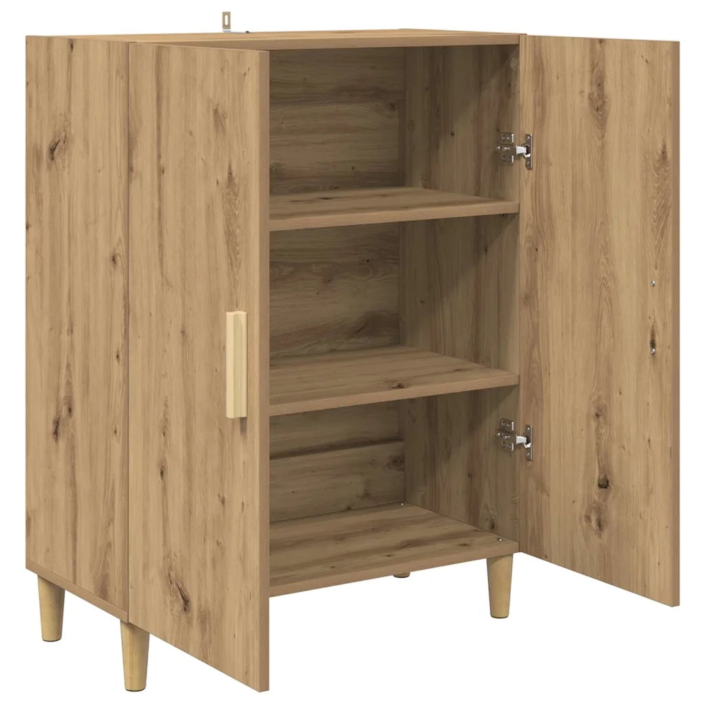 Credenza-Buffet-Armadio da cucina Rovere artigianale 70 x 34 x 90 cm Legno multistrato