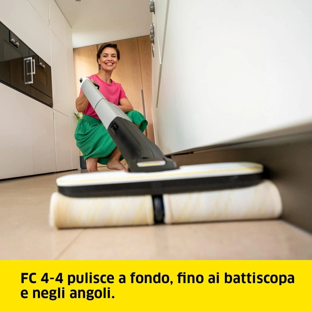Kärcher 1.056-400.0 FC 4-4 Aspirapolvere elettrica Batteria 2 serbatoi 90 m² 30 min autonomia colore Nero Grigio