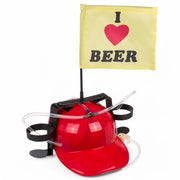 Drinkhelm Grappig Feestgadget - Verstelbare Houder per Blikjes/Flessen - Bevande Handsfree - Leggero e Solido - Ideale per Festa/Festival/Carnavale