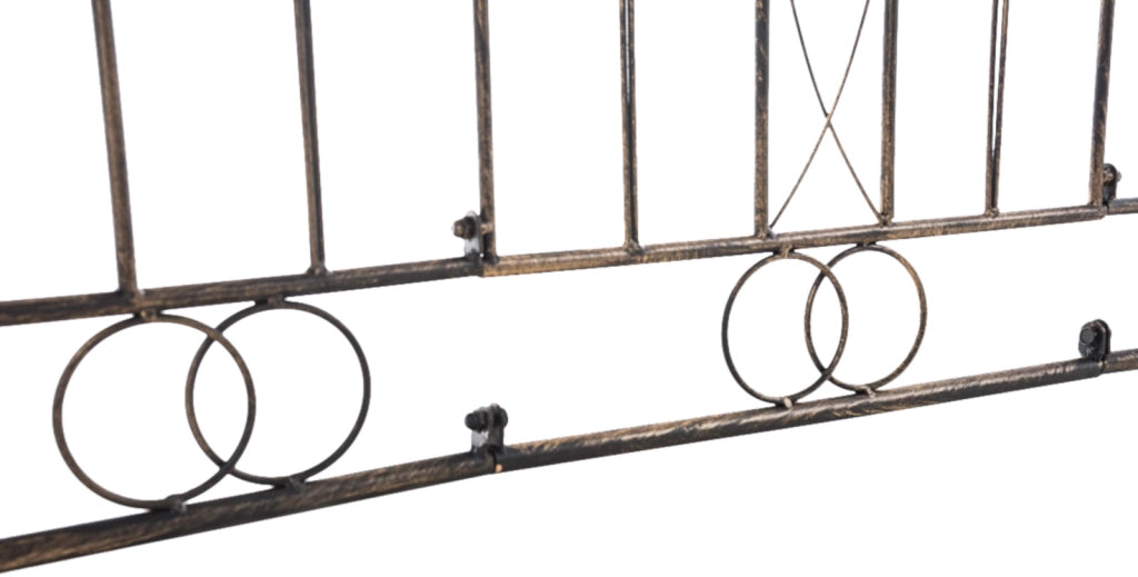 Set di 4 recinzioni da giardino Mangold bronzo